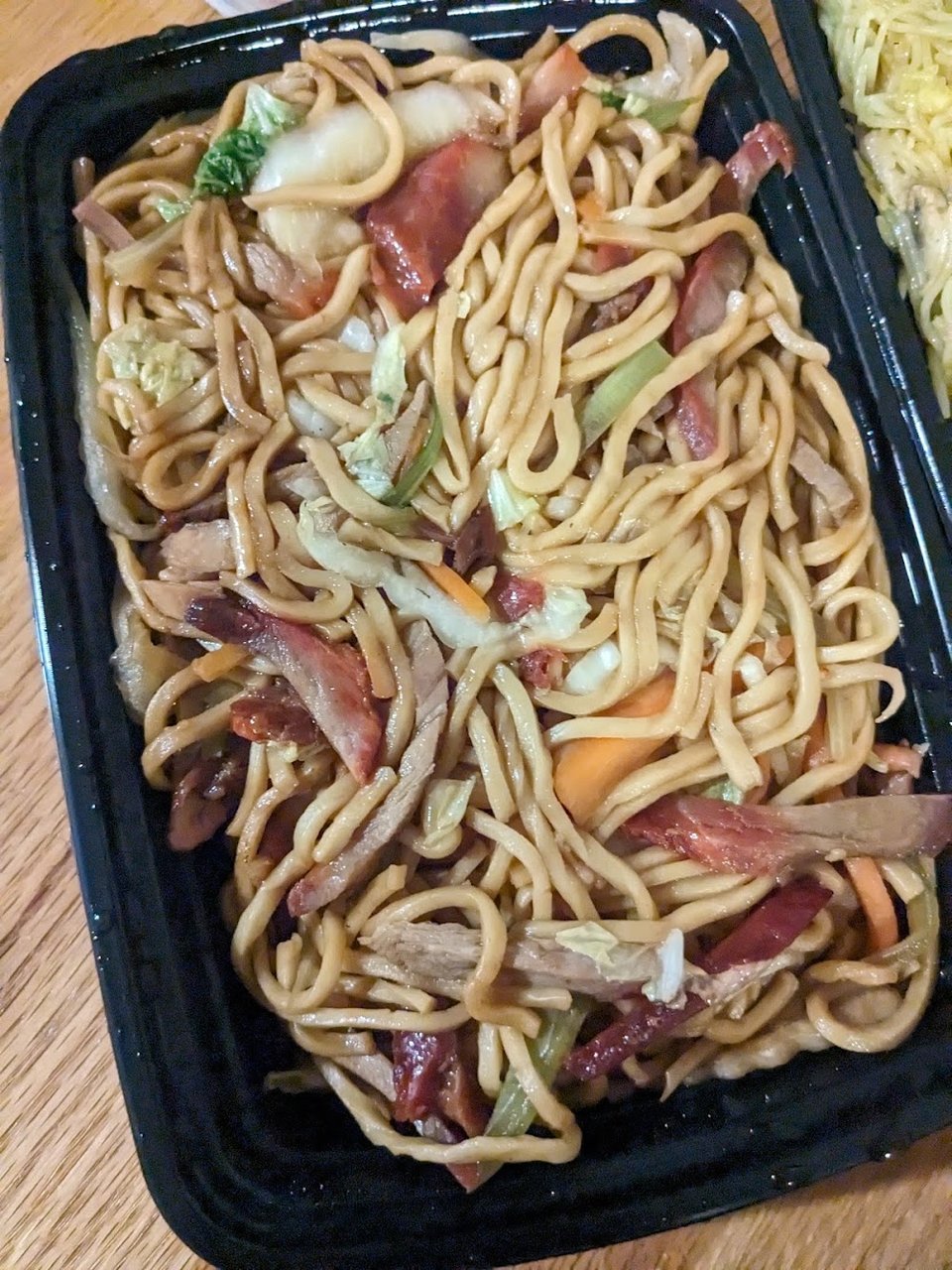 Takeout menu with lunch-style sections.