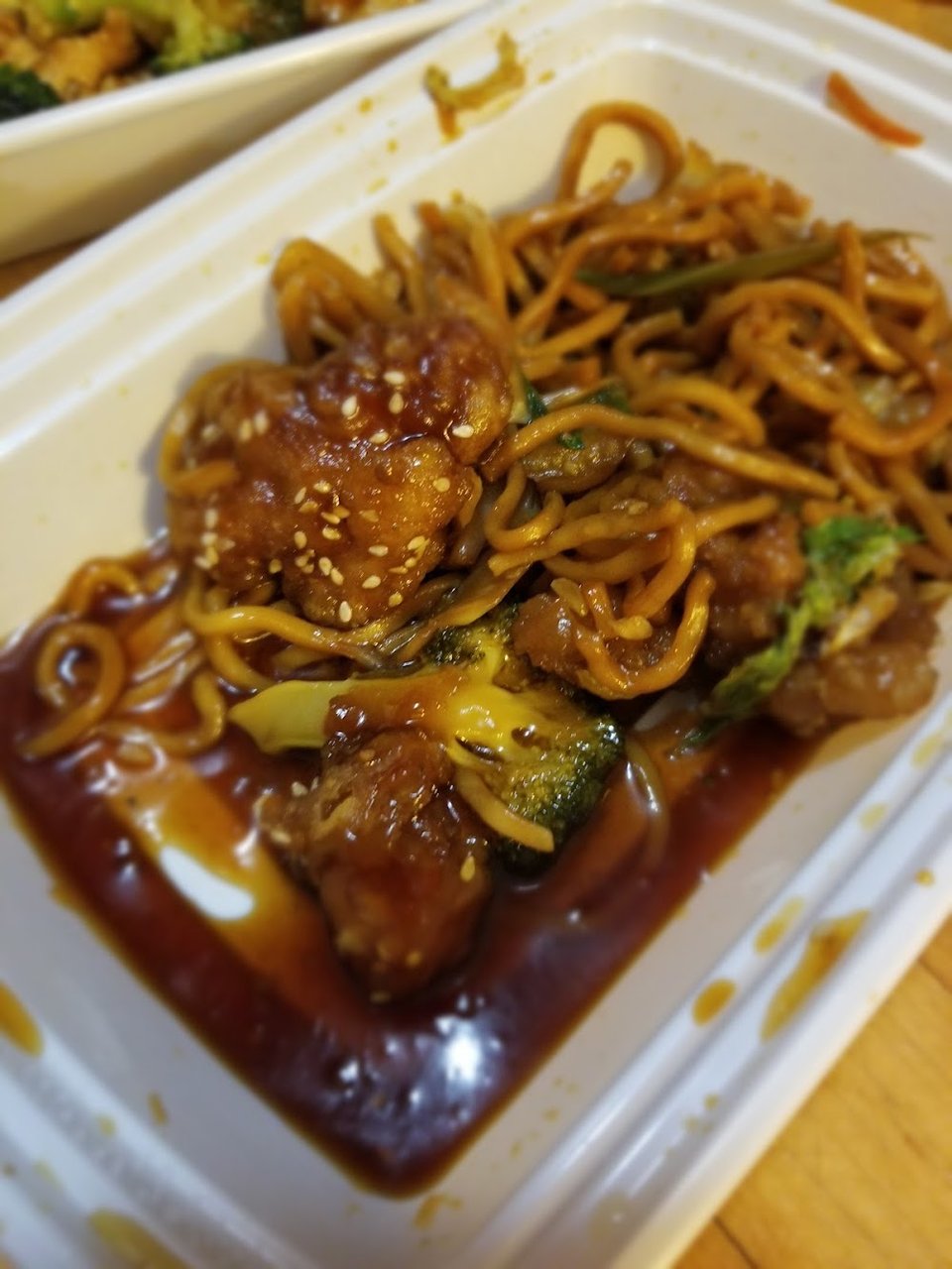 Sesame Chicken with Noodles